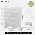 5 Pocket Mesh Hanging Wall File Organizer