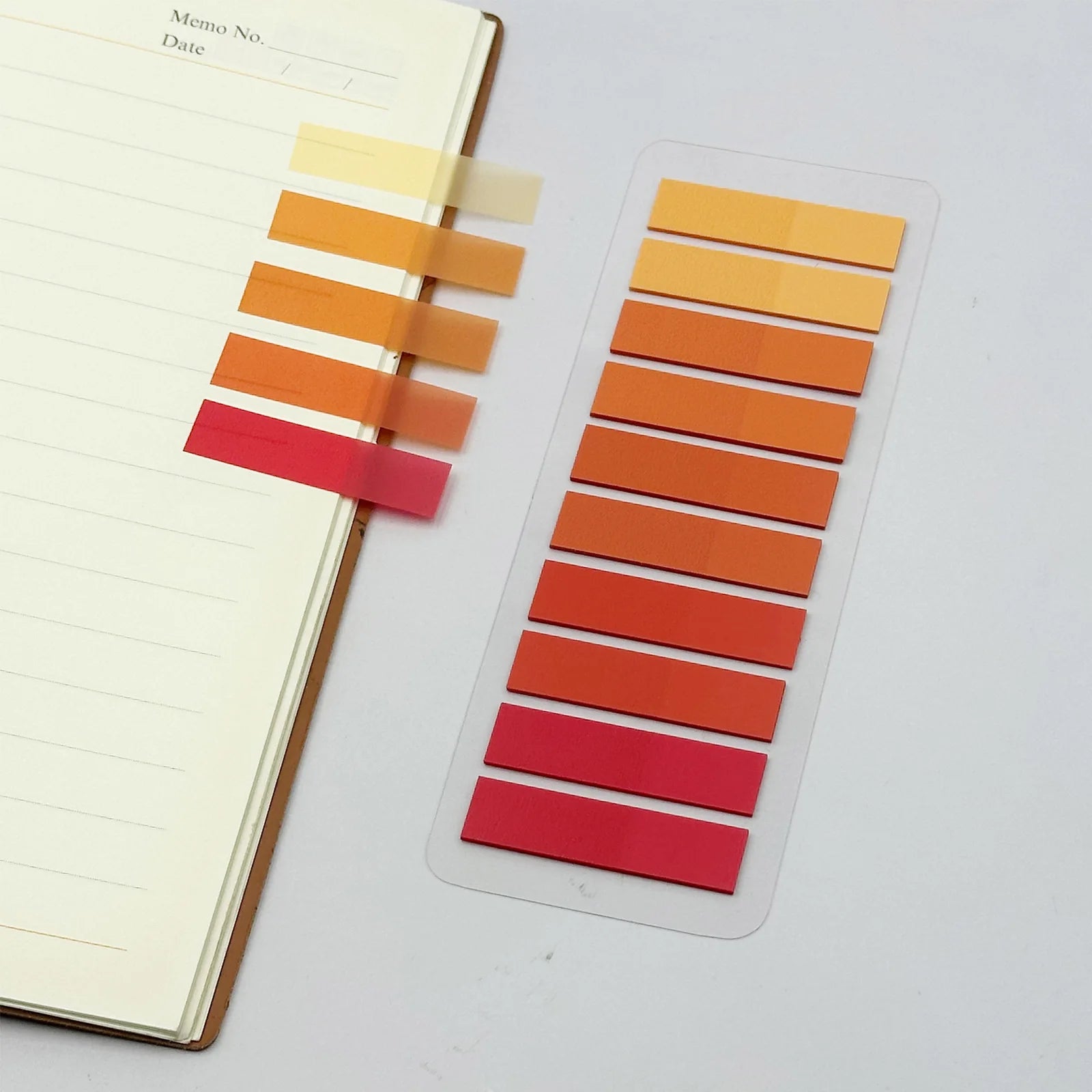 200Pcs Color Stickers Transparent Index Tabs