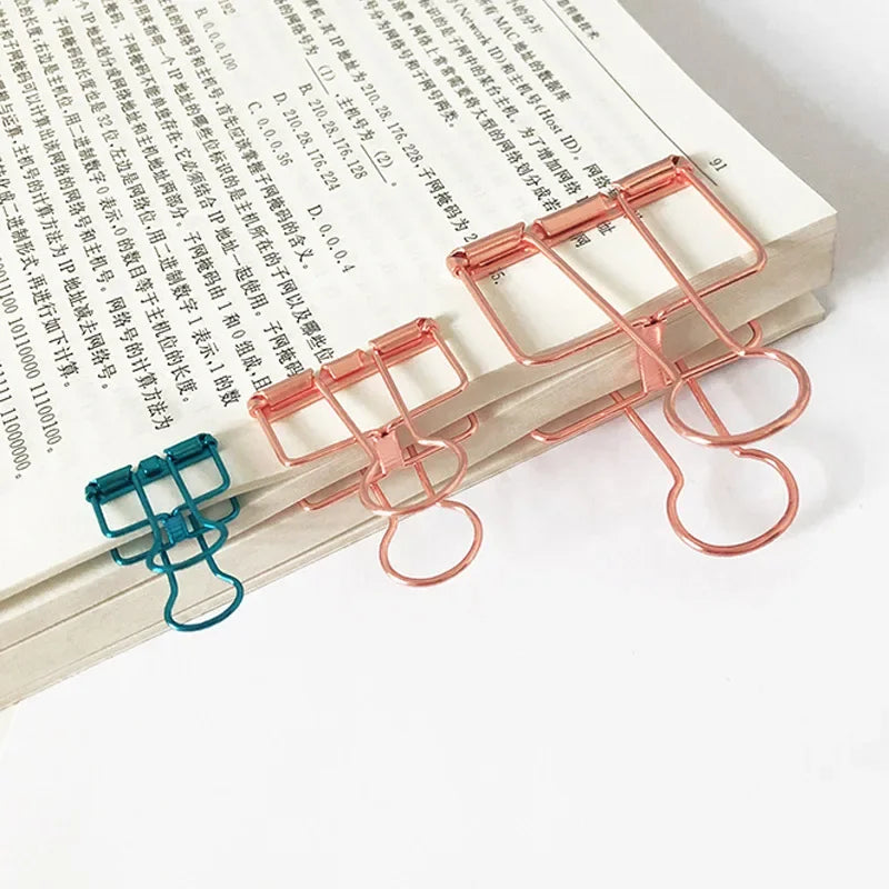 2-10 Pcs Binder Clips Page Holders