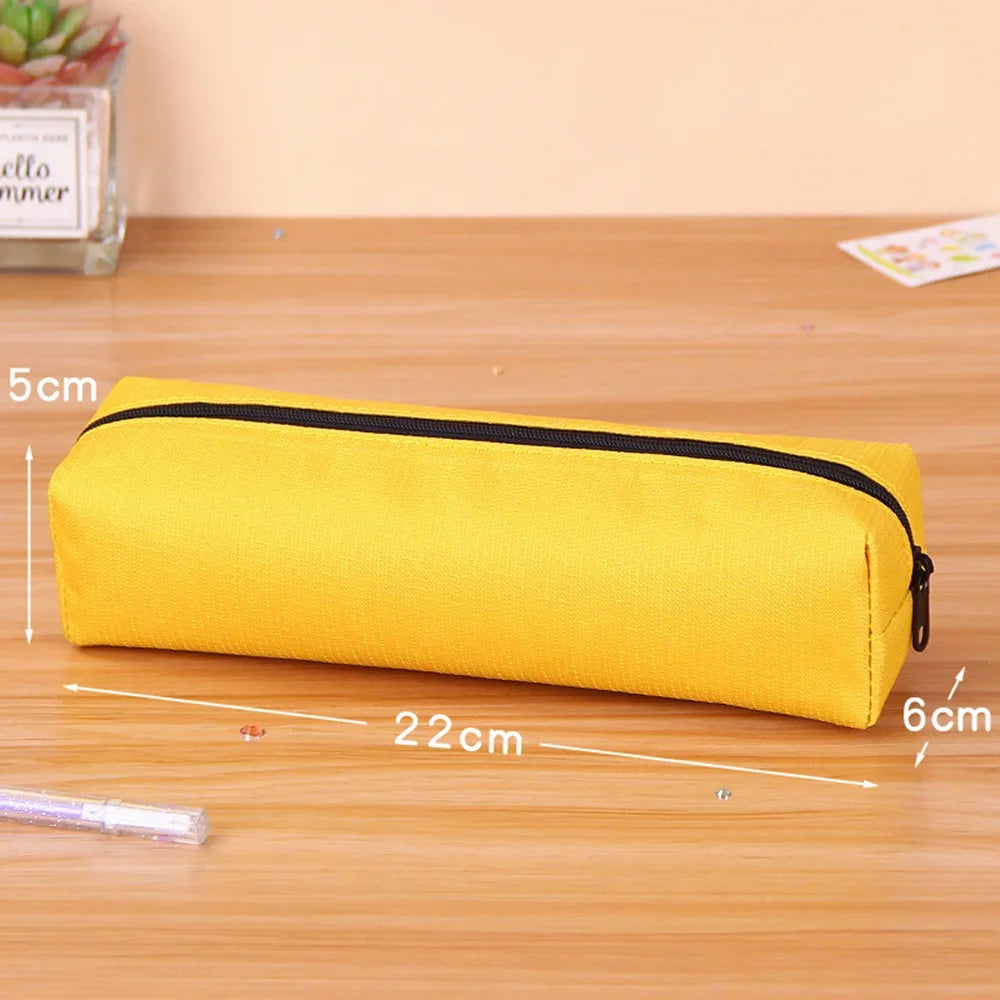 Solid Color Simple Pencil Bags