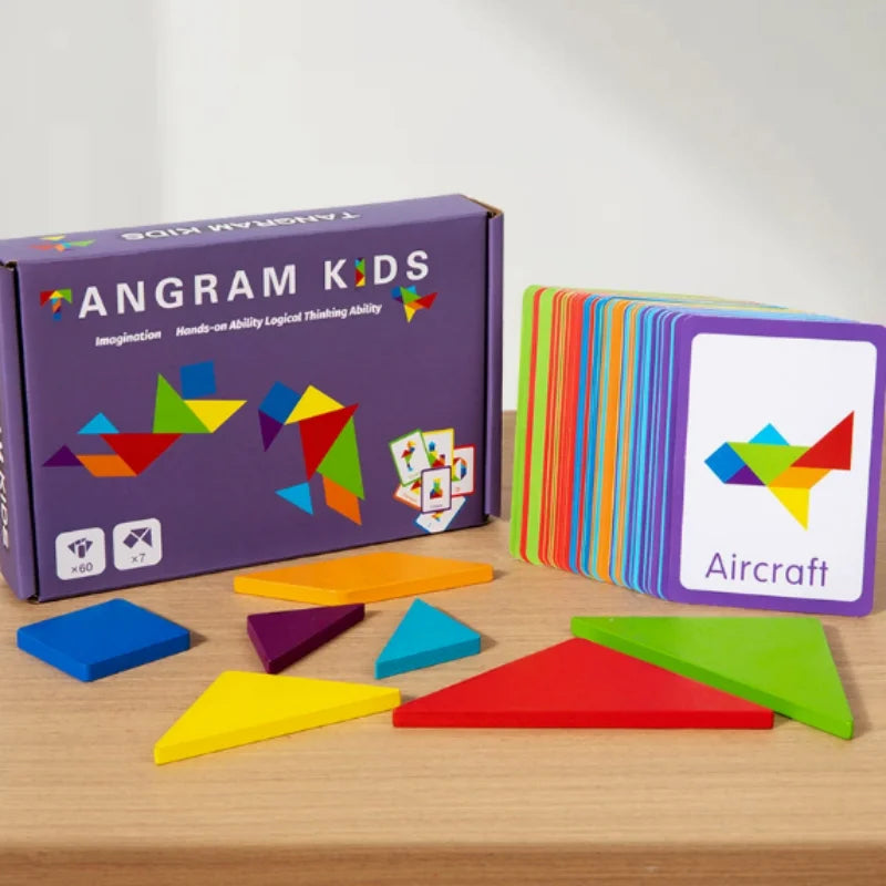 3D Wooden Tangram Puzzle