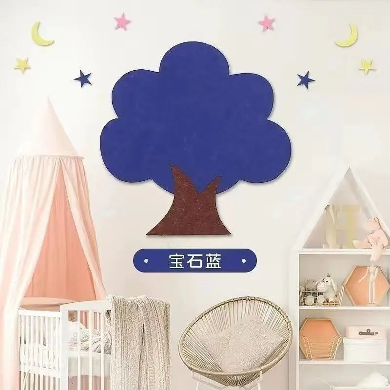 Tree Shaped Felt Board Photo Wall