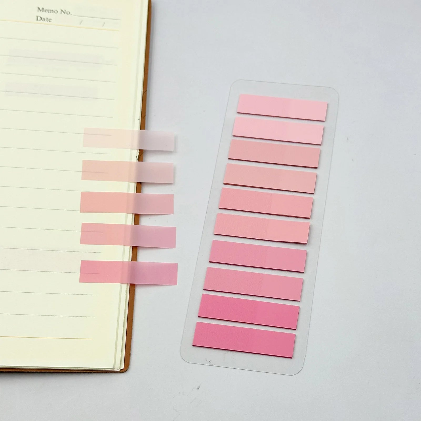 200Pcs Color Stickers Transparent Index Tabs
