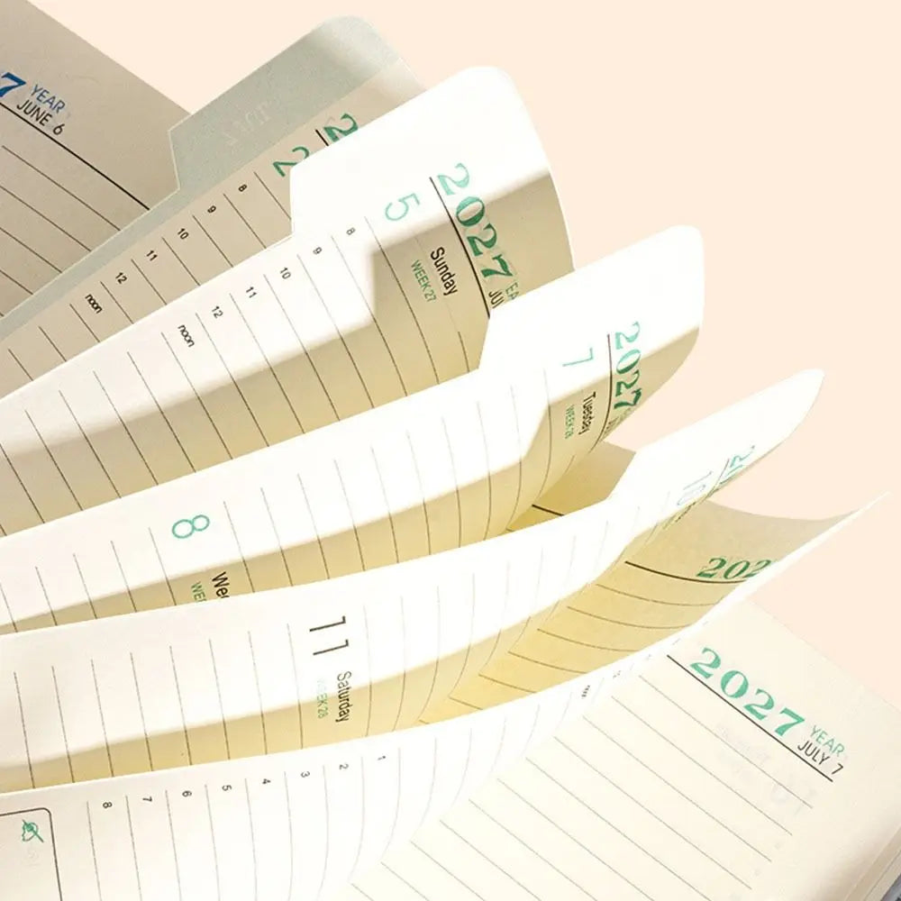 New A5 2027 Schedule Book with Calendar