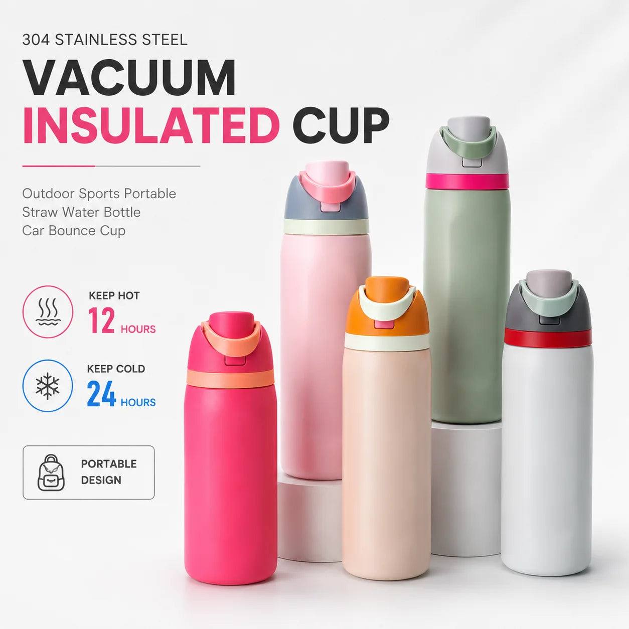 480/710ml Thermos Cup