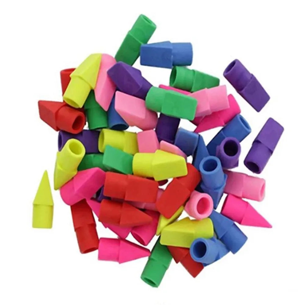Assorted Colors Painting Pencil Top Erasers