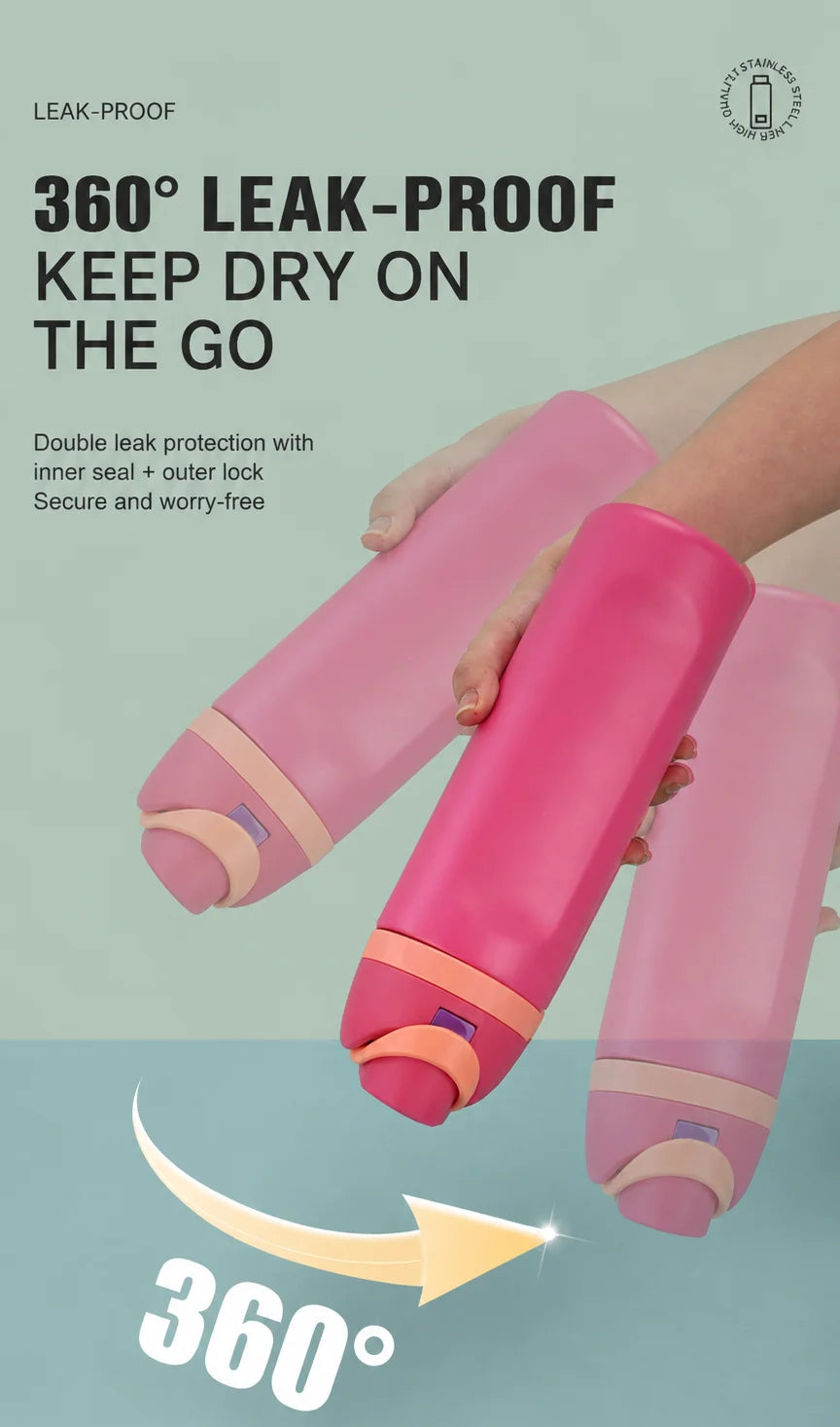 480/710ml Thermos Cup