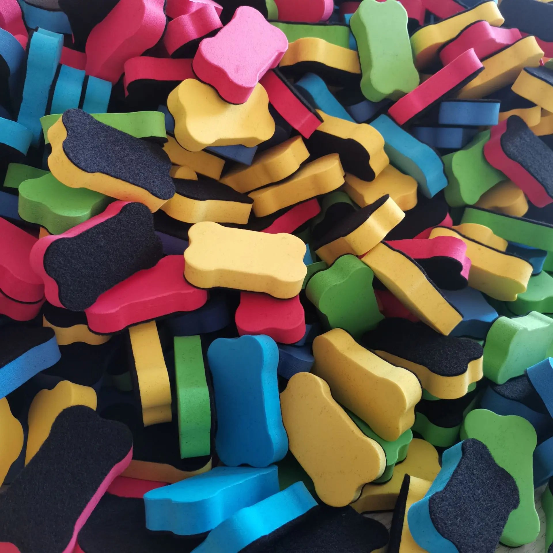 30Pcs Random Color Colorful Whiteboard Dry Erasers