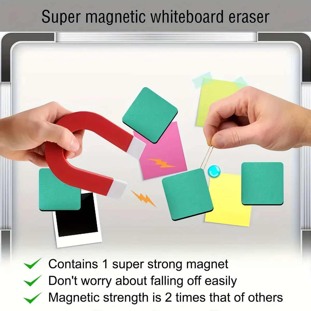 4pcs/8pcs Mini Dry Erase Blackboard Erasers
