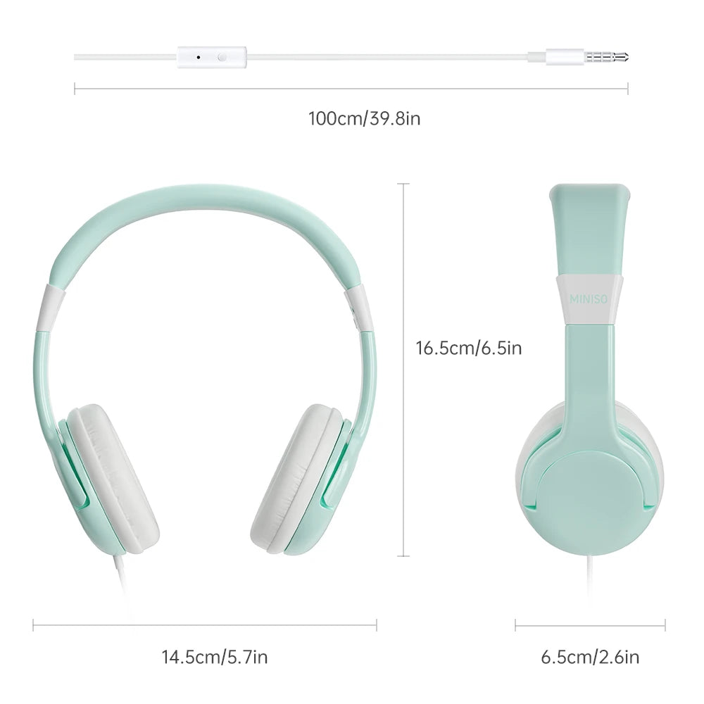 MINISO Kids Wired Headphones