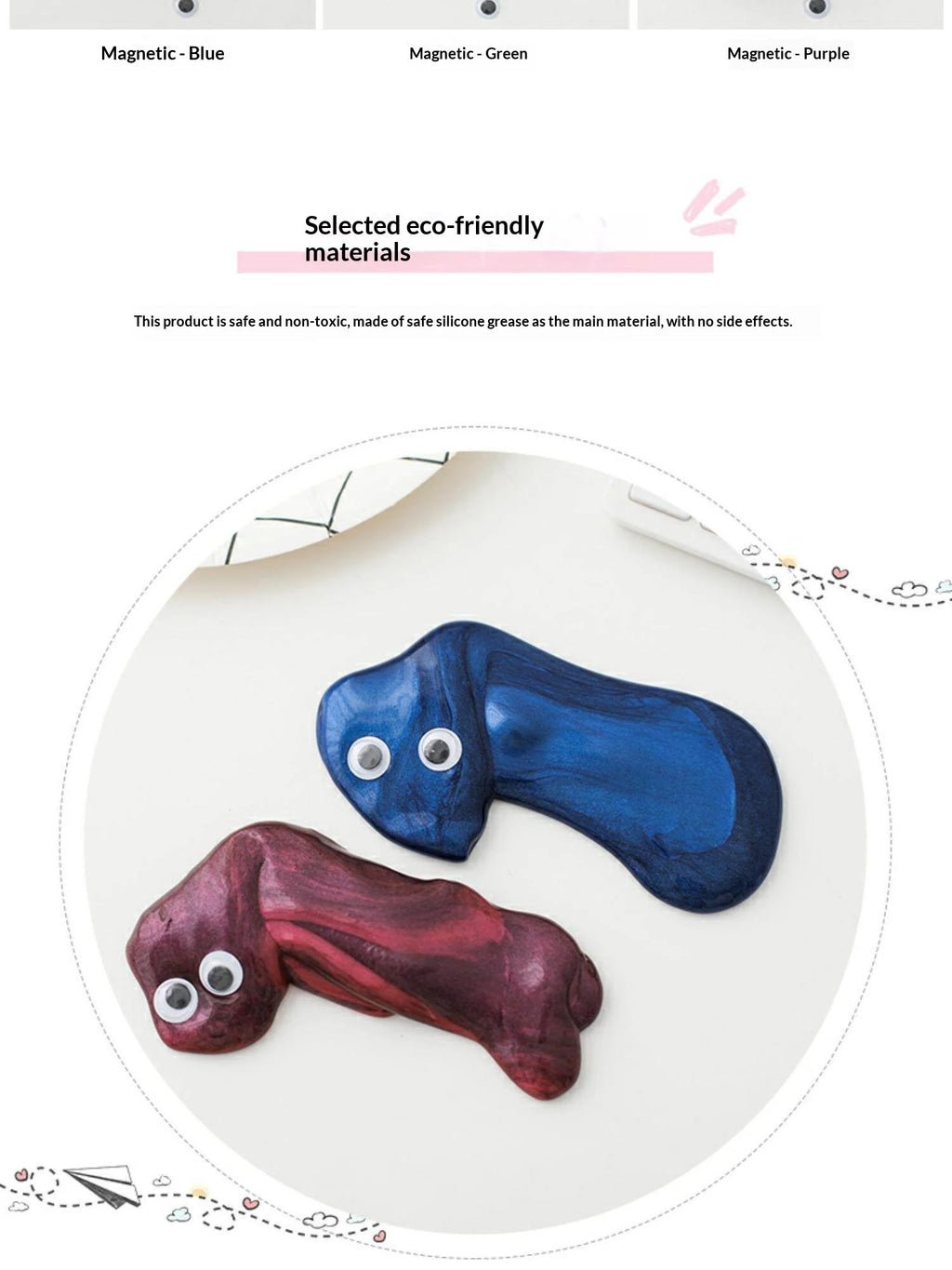 Magnetic Putty Slime Gravity Defying Magnet