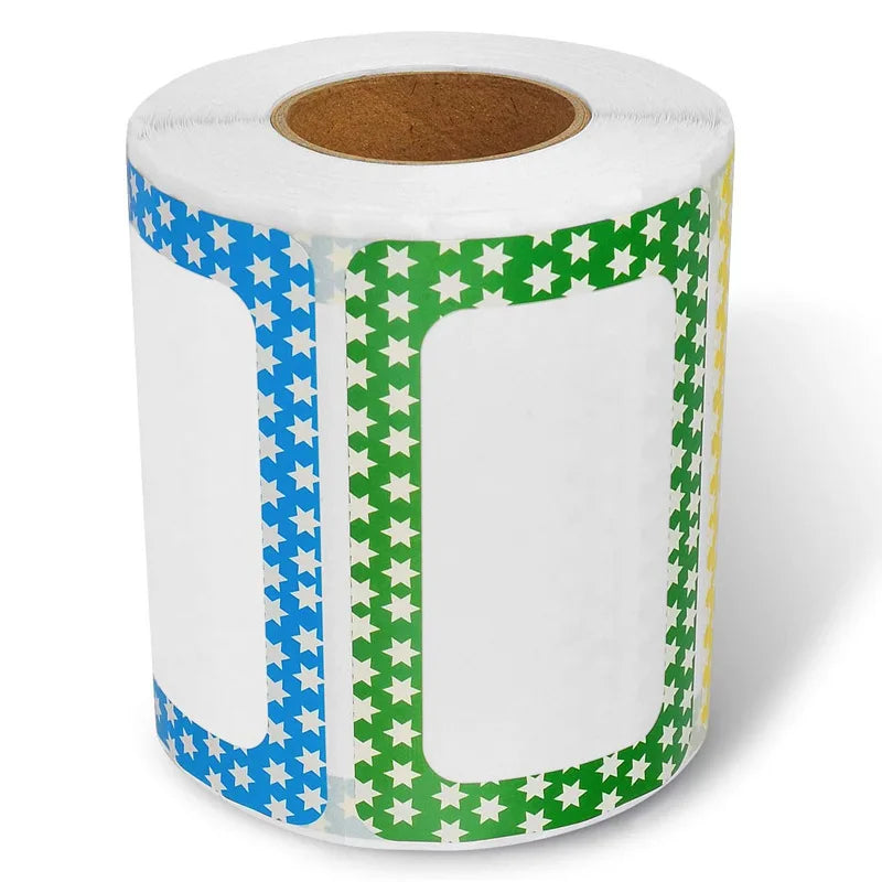 50-150pcs Colorful Blank Handwritten Name Stickers Labels