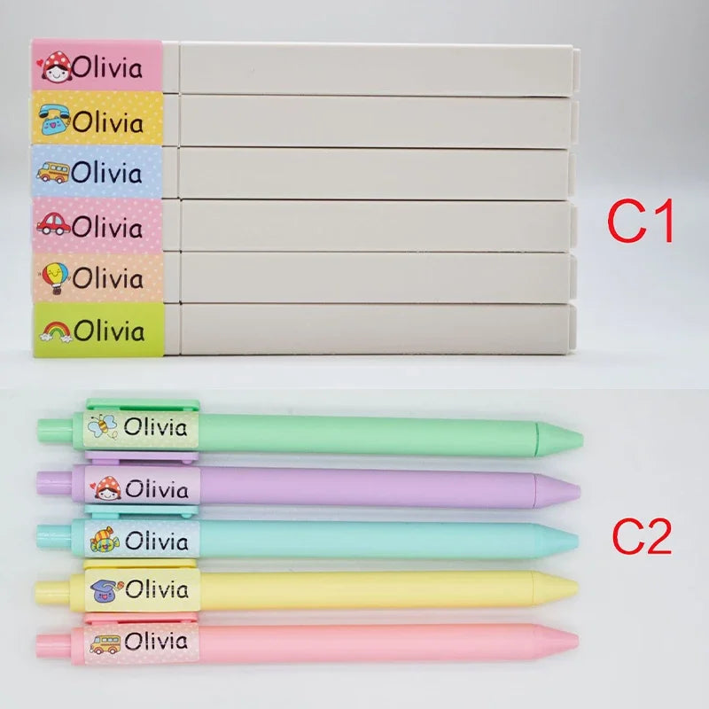 120Pcs Customize Name Stickers