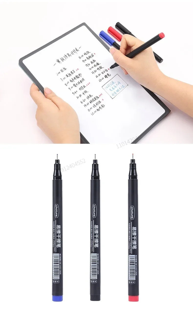 4/8pcs Erasable Whiteboard Pen Fine Point