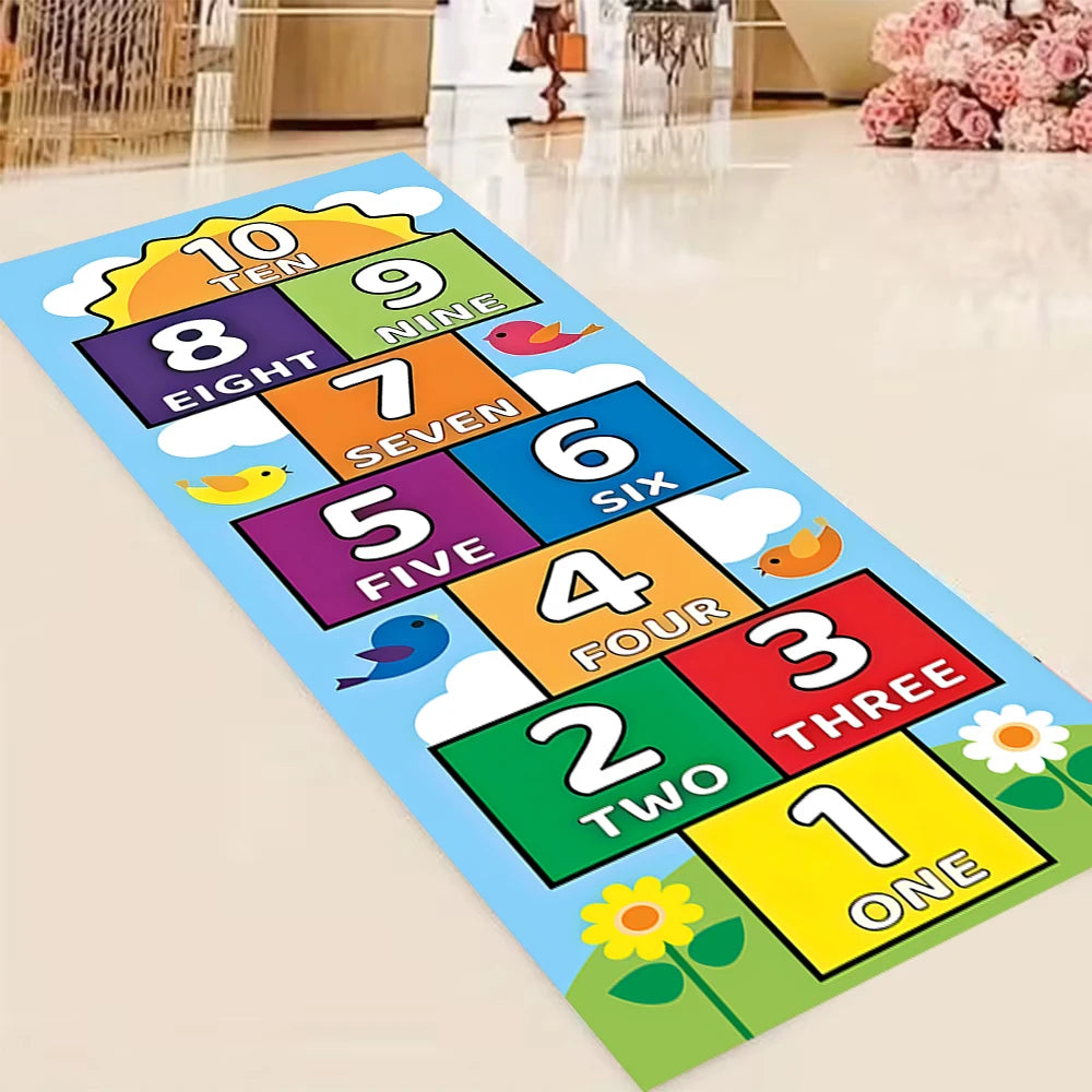 Colorful Hopscotch Game Mat