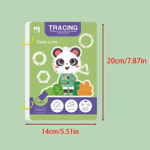 34-Page Reusable Magic Tracing Workbook