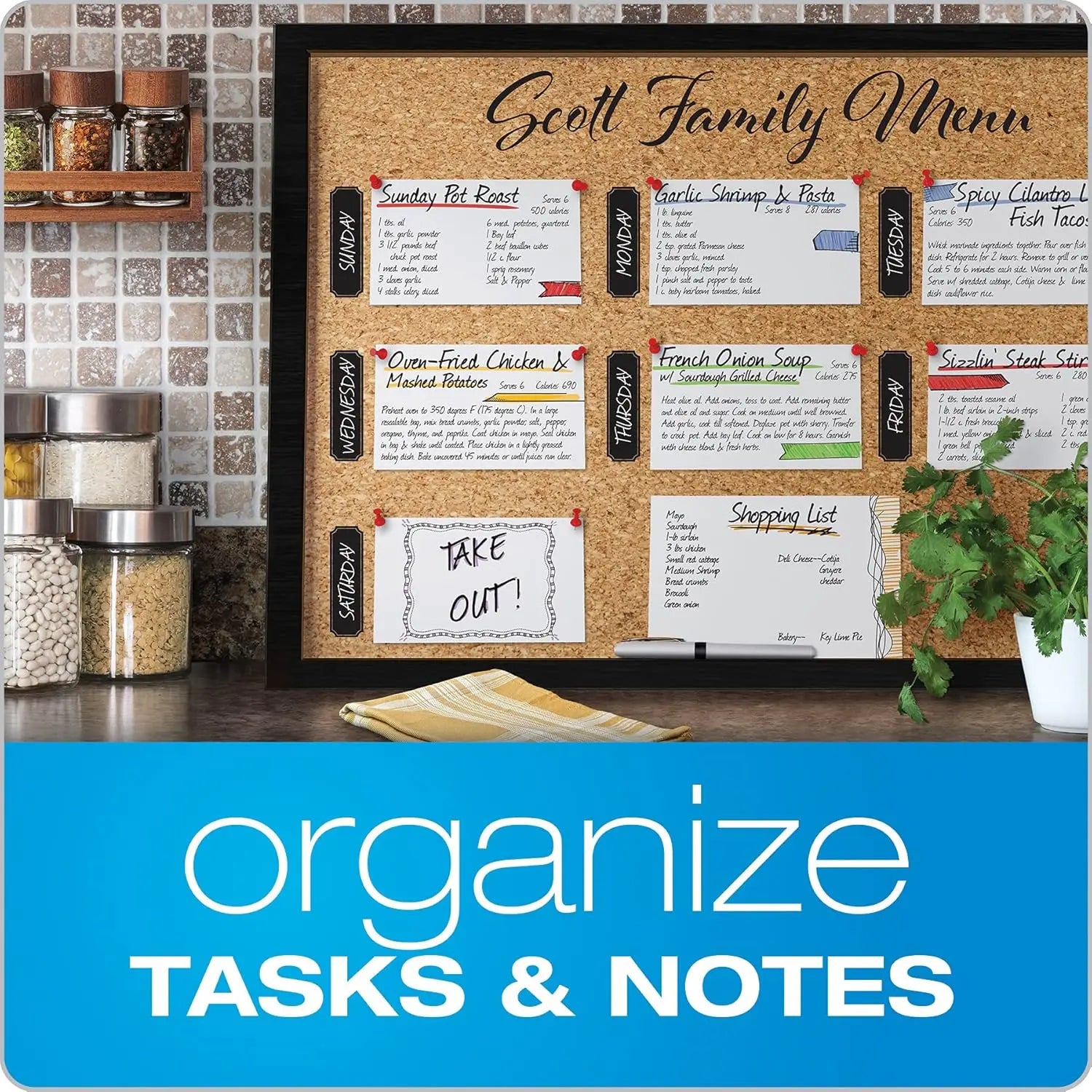 Index Cards, 3 x 5 Inches, White, Blank Notecards