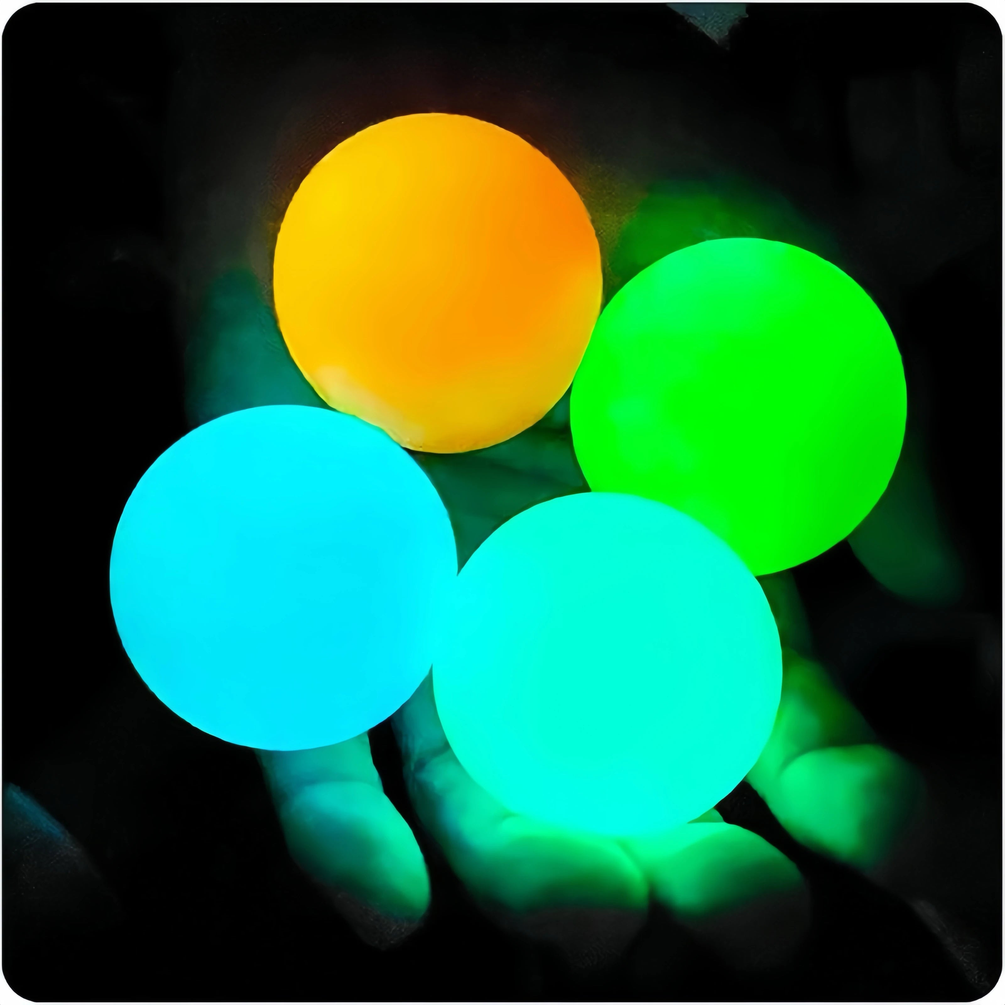 5-20pcs Glow in the Dark Bouncy Balls
