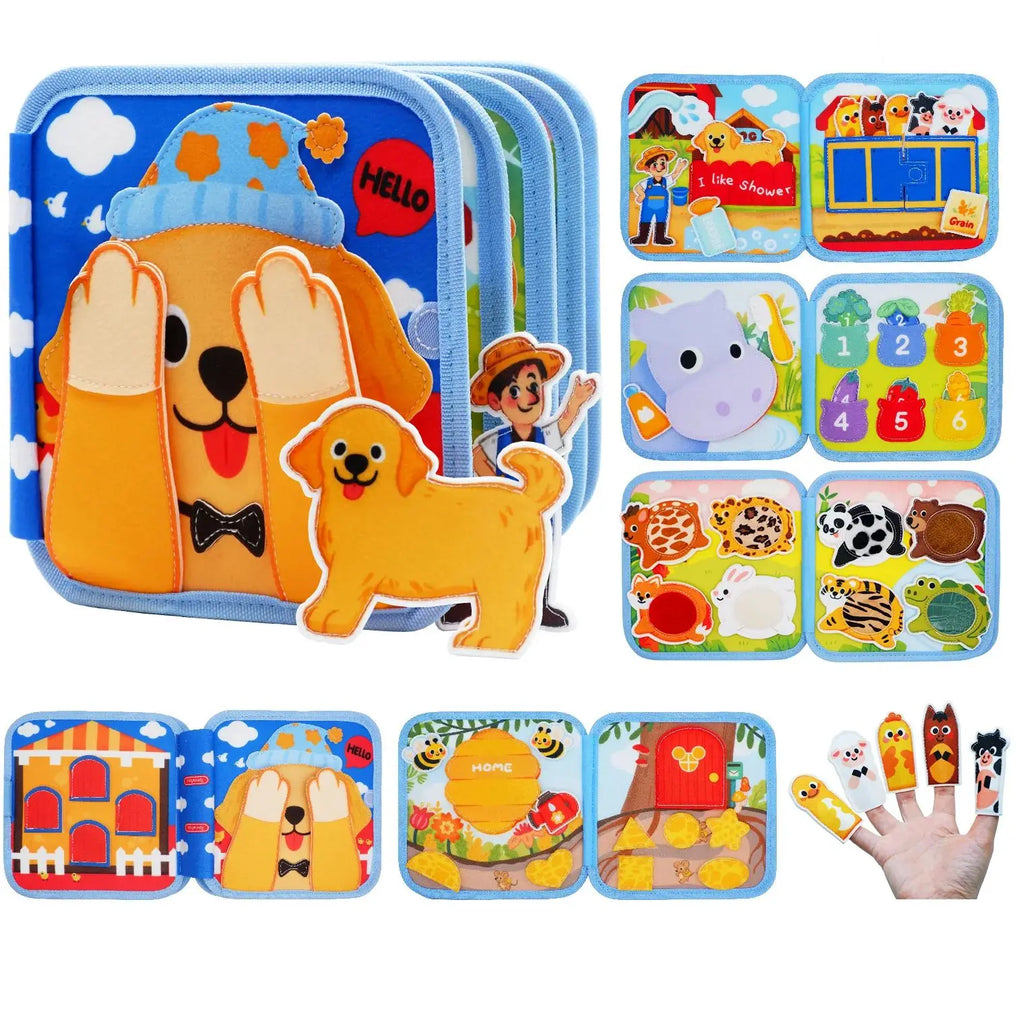 Giraffe Busy Book Preschool Learning