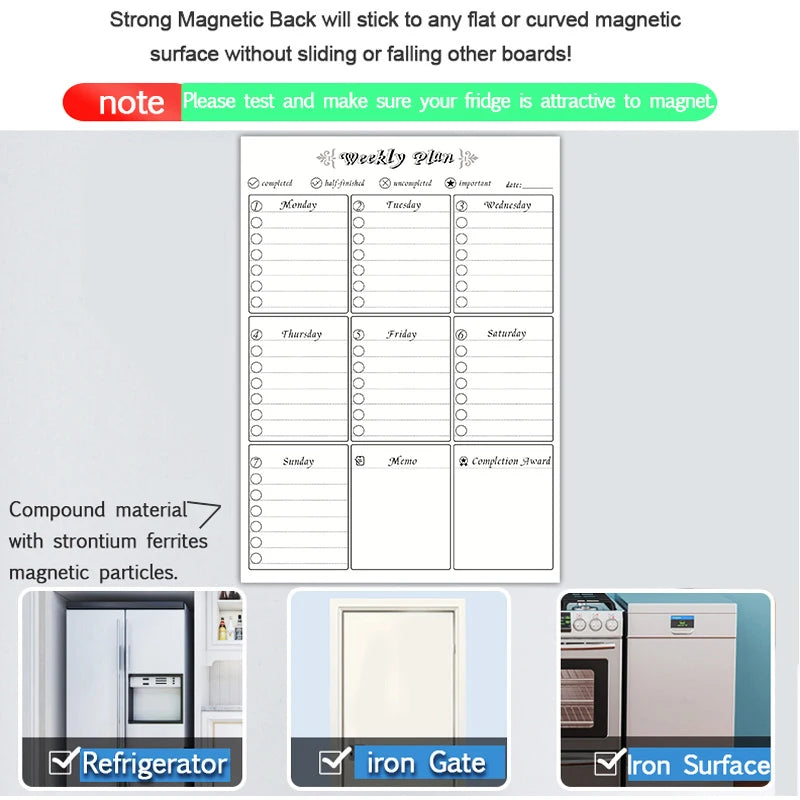 Magnetic Weekly Monthly Planner