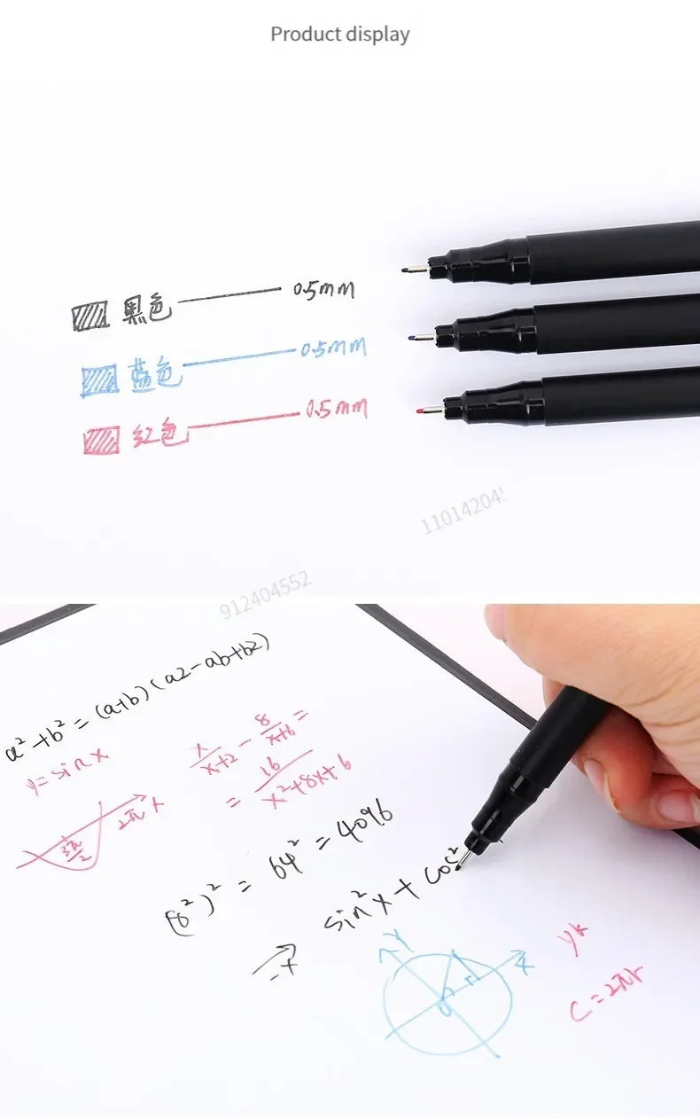 4/8pcs Erasable Whiteboard Pen Fine Point