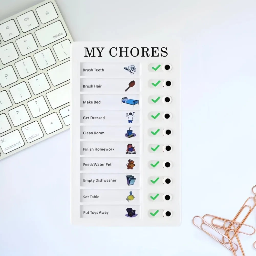 Self Discipline Check-in Tool Board
