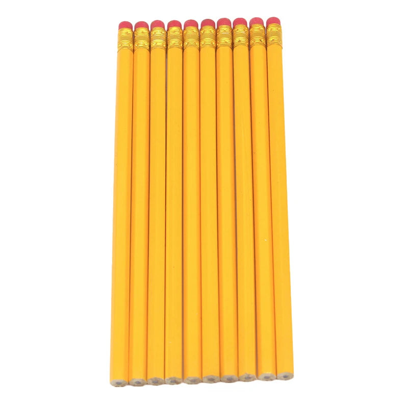 Bulk Wood Pencils with Erasers 2 HB Pencil