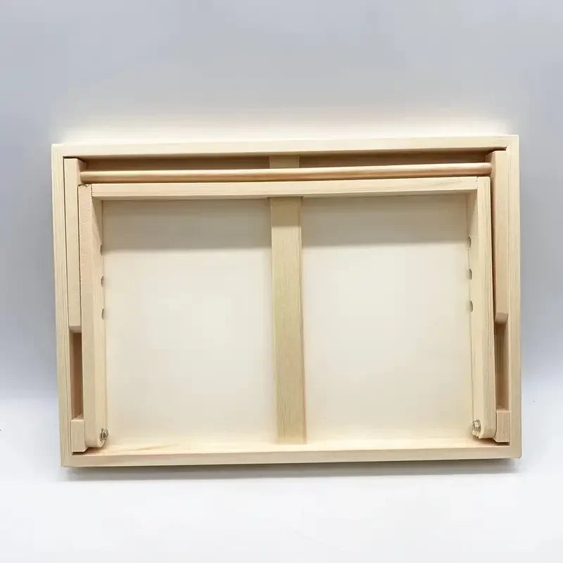 Foldable Wooden Art Stand With Tilted Writing Board