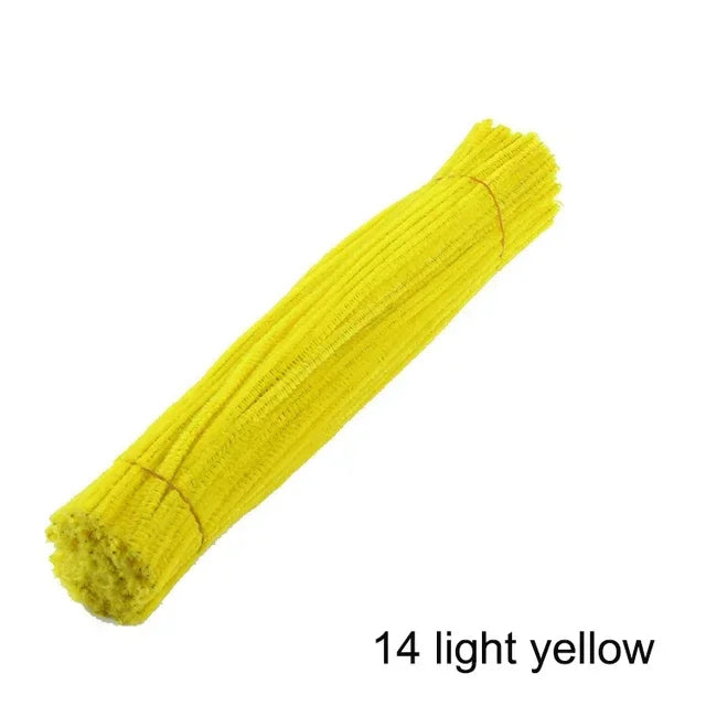 100Pcs Multicolor Pipe Cleaners