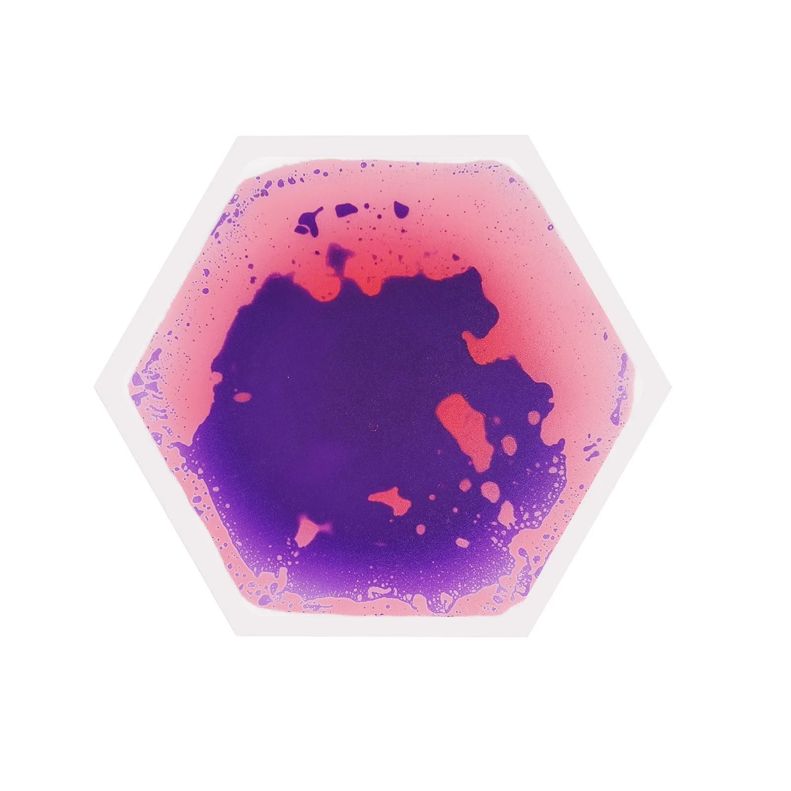 Thickened Hexagon Flowing Liquid Flooring