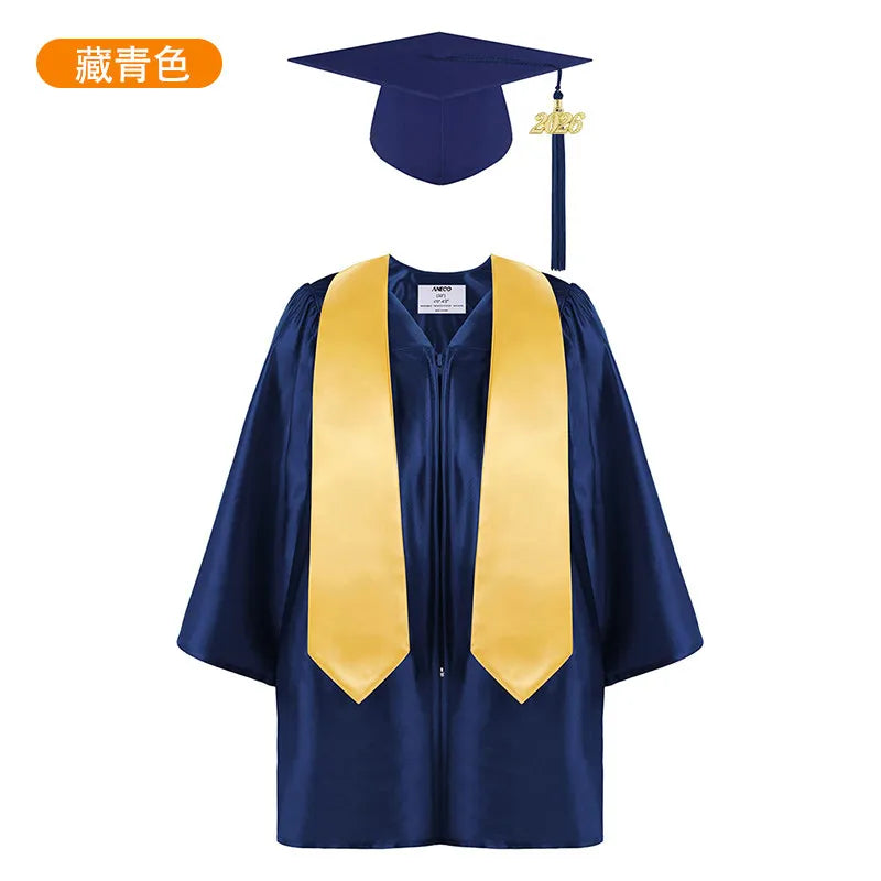 Kids Graduation Gown Cap