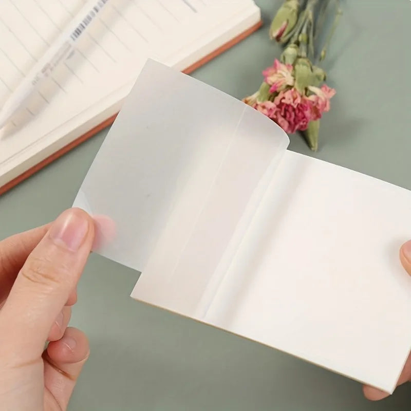 50 Sheets Transparent Sticky Note Pads