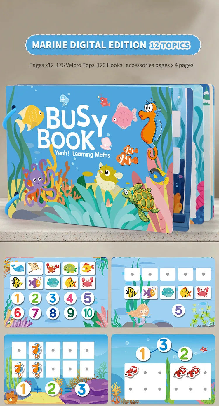 Busy Book for Toddlers Ages 2-6