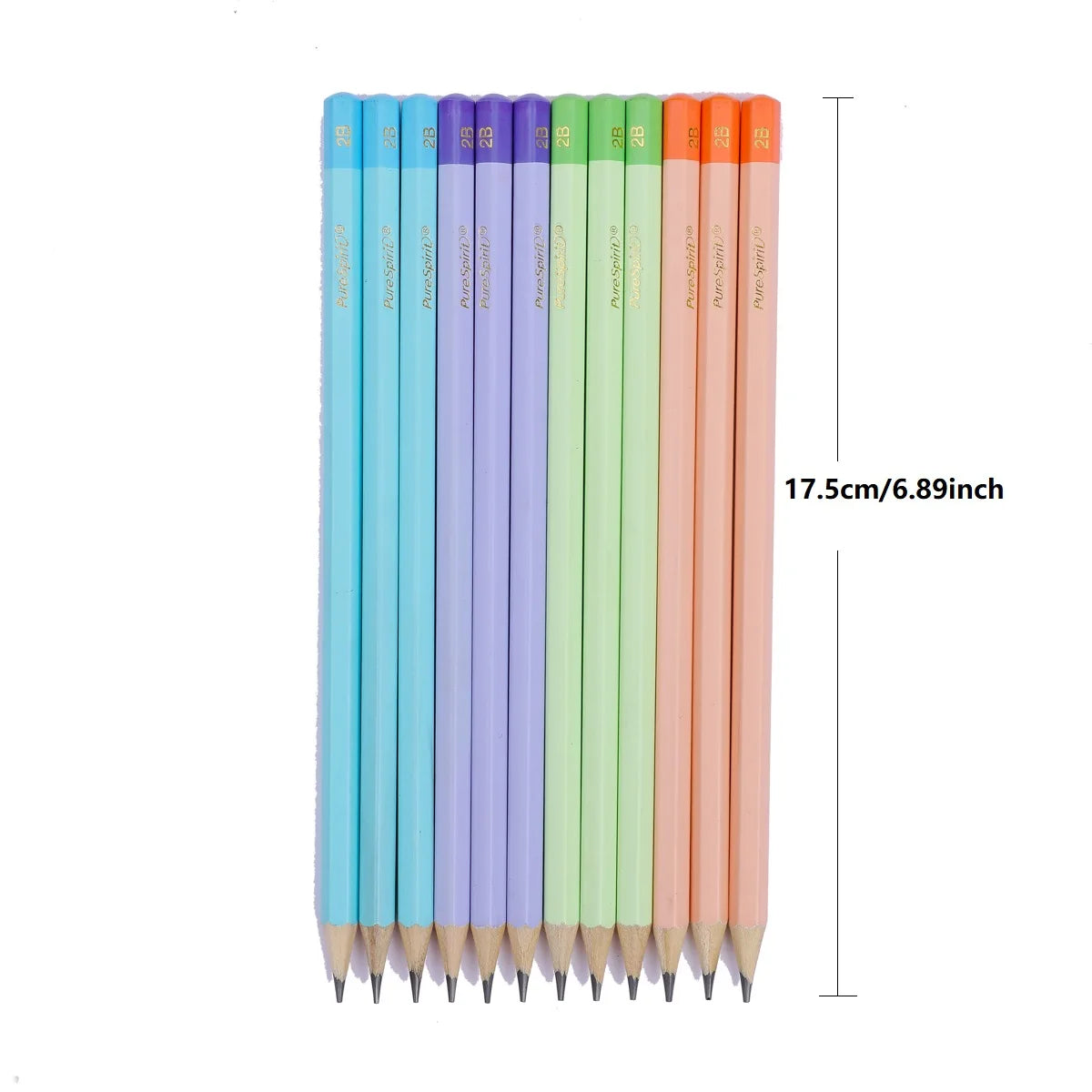 Macaron Wood Case 2B Pencils