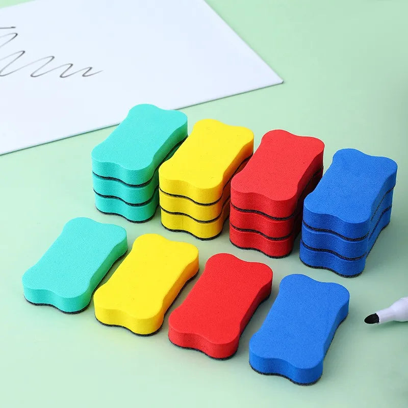 30Pcs Random Color Colorful Whiteboard Dry Erasers
