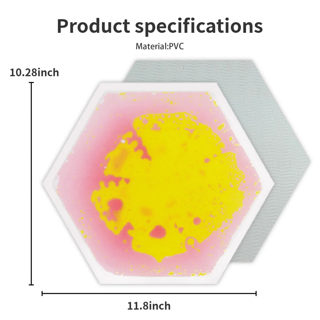 Thickened Hexagon Flowing Liquid Flooring