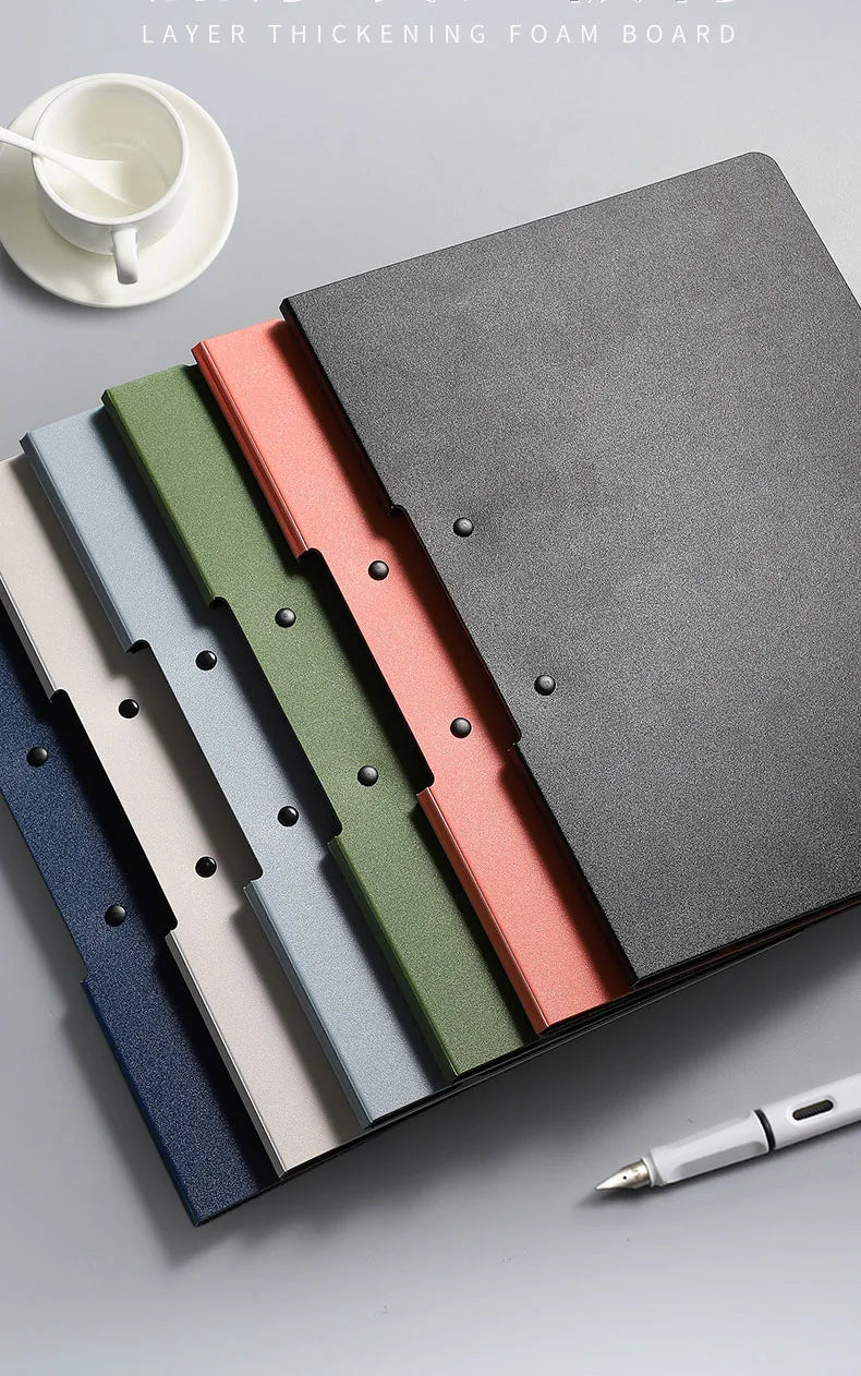 Double Clip Heavy Duty Pocket Folder with Writing Pad