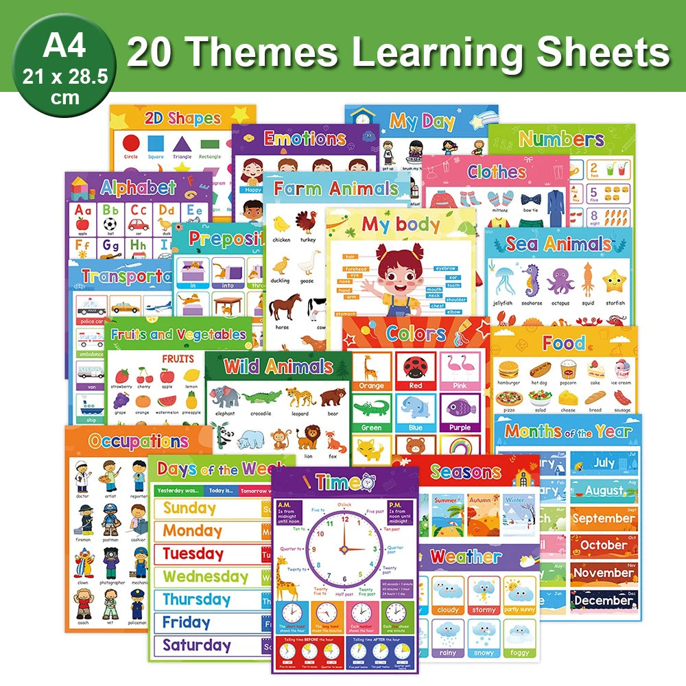 Educational Posters for Preschool