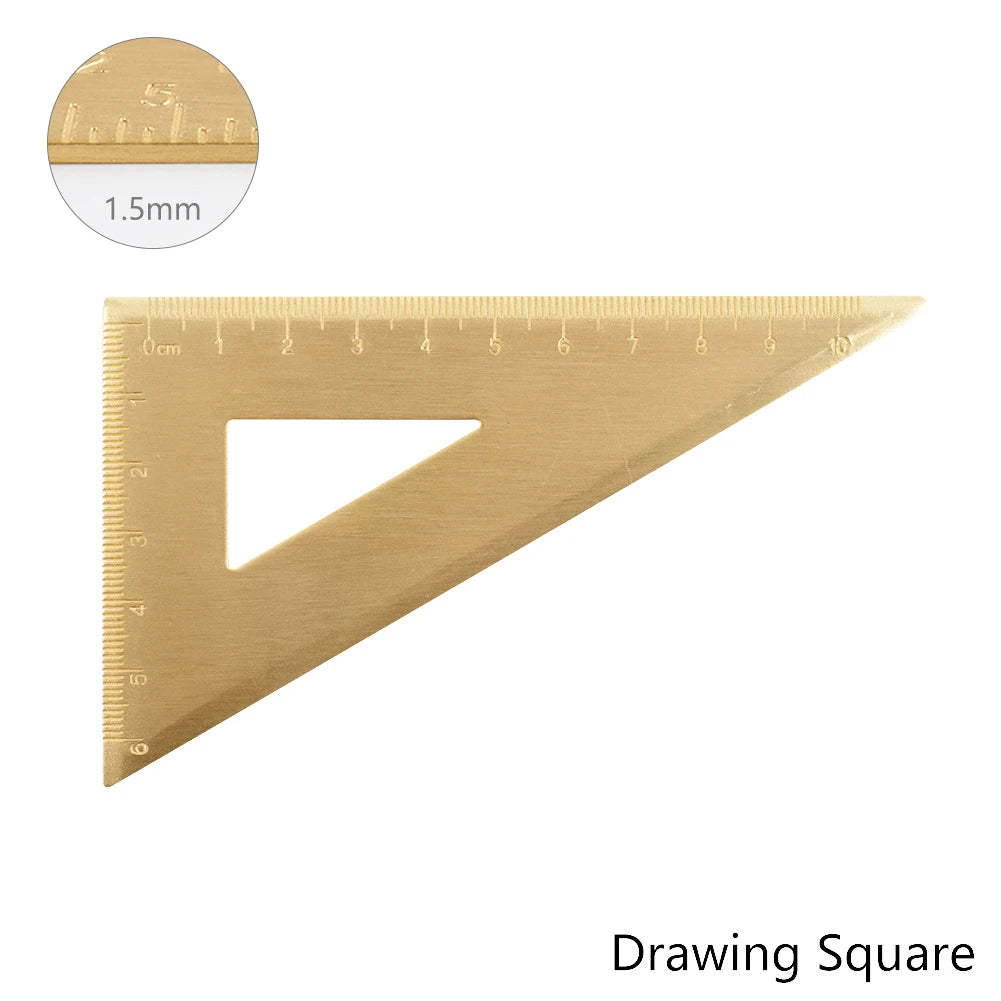 Creative Metal Brass Math Utensils