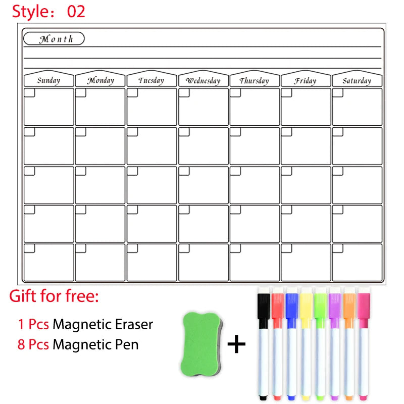 Magnetic Weekly Monthly Planner