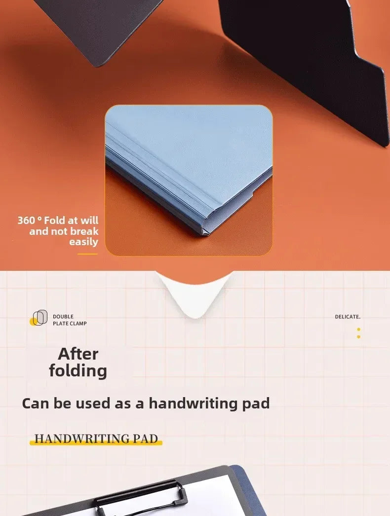 New A4 File Folder Clipboard Writing Pad