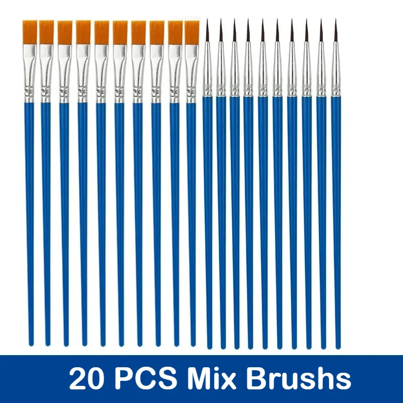 10/20/50Pcs Paint Brushes Set