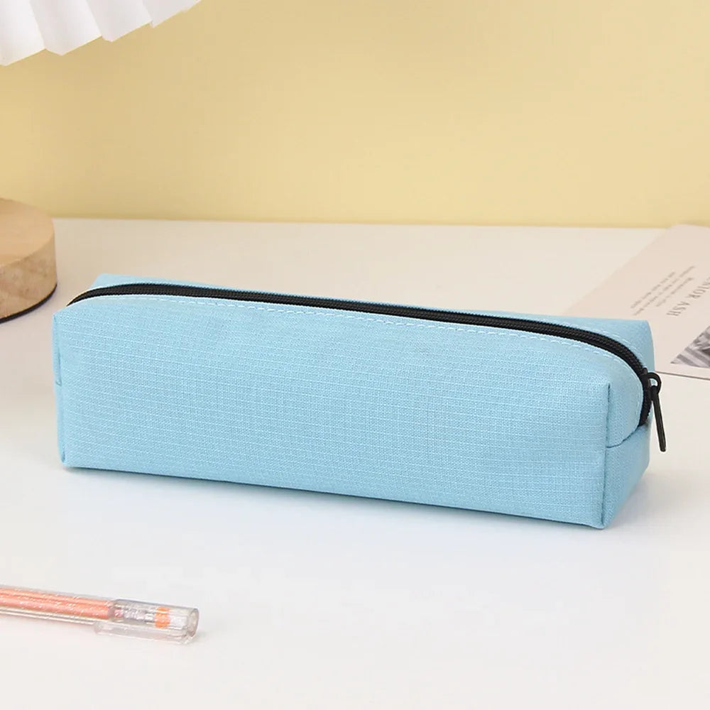 Solid Color Simple Pencil Bags