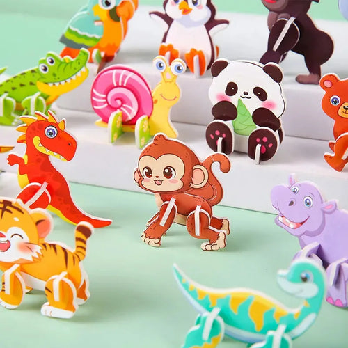 30 Pcs Mini Animal DIY Jigsaw Puzzle