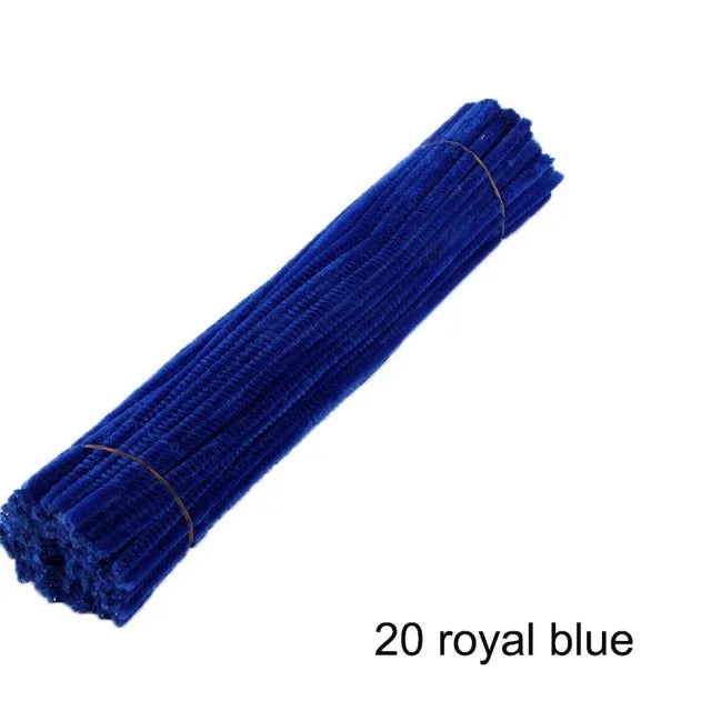 100Pcs Multicolor Pipe Cleaners