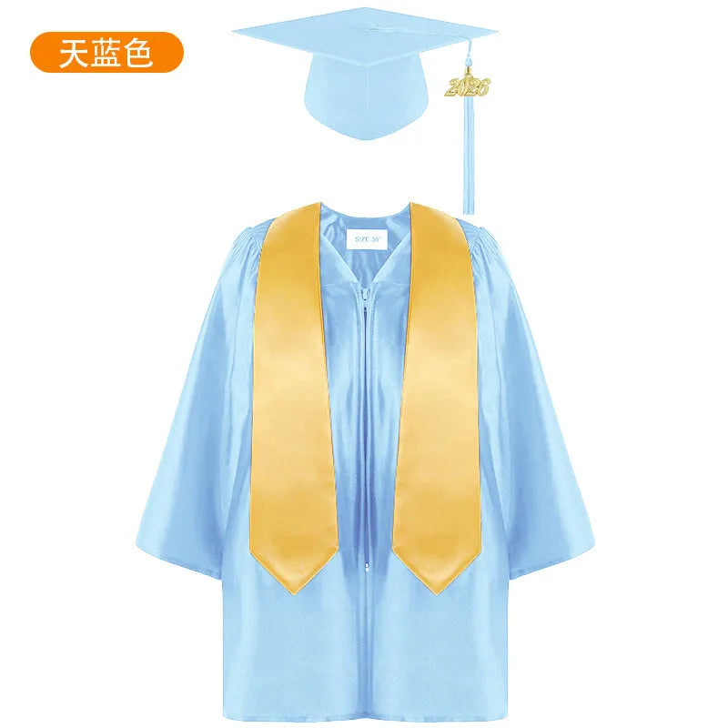 Kids Graduation Gown Cap