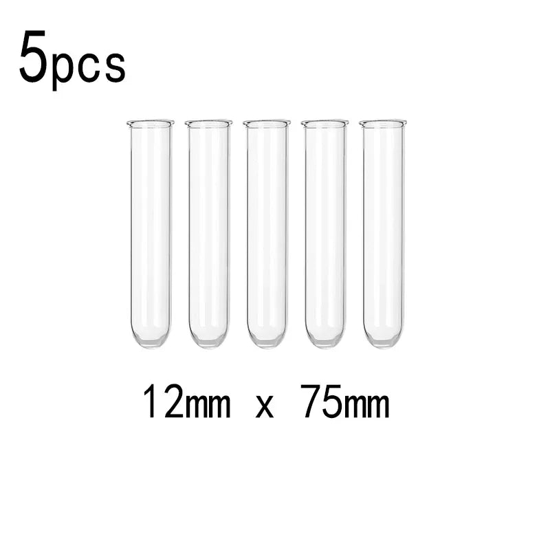5pcs Borosilicate Glass Test Tubes