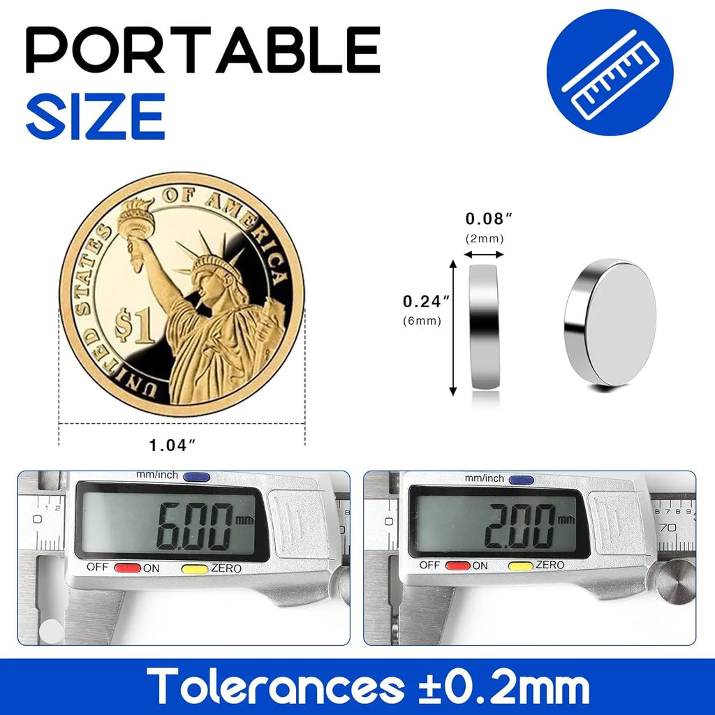 300Pcs Rotundity Magnets