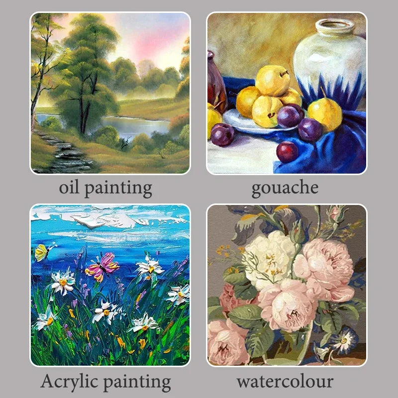 5pcs Canvas Board For Painting Cotton