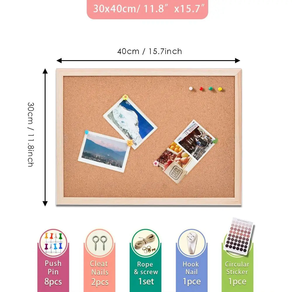 Wooden Cork Board Decoration